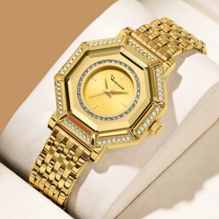 Montre de Luxe Sertie de Diamants
